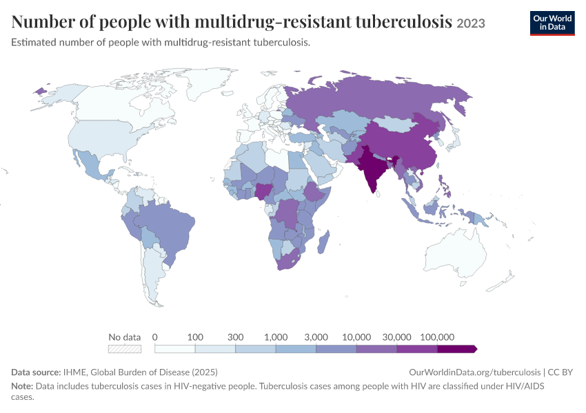 A thumbnail of the "Number of people with multidrug-resistant tuberculosis" chart