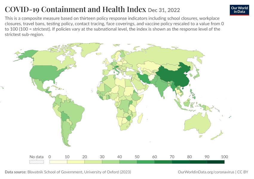 A thumbnail of the "COVID-19 Containment and Health Index" chart