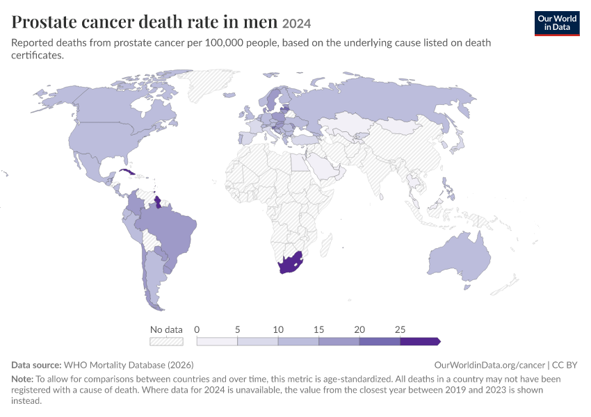A thumbnail of the "Prostate cancer death rate in men" chart